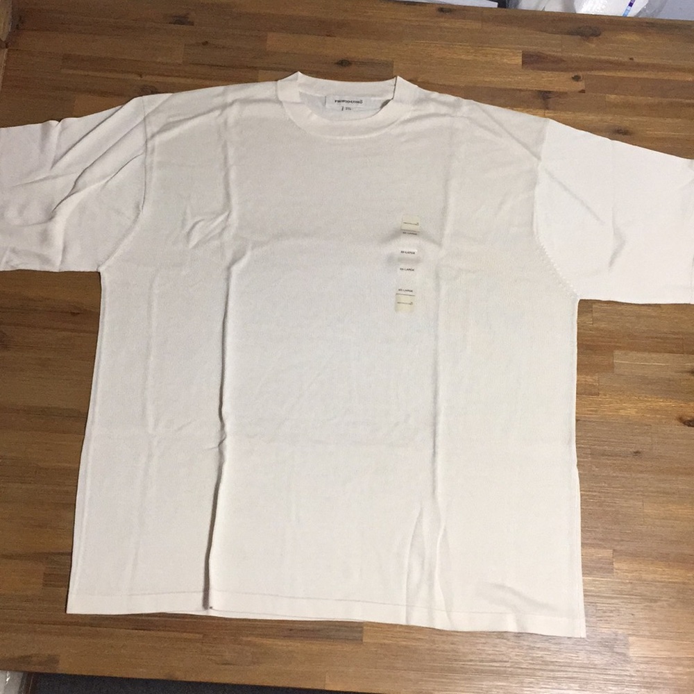 Pronto-Uono cream silk T-shirt